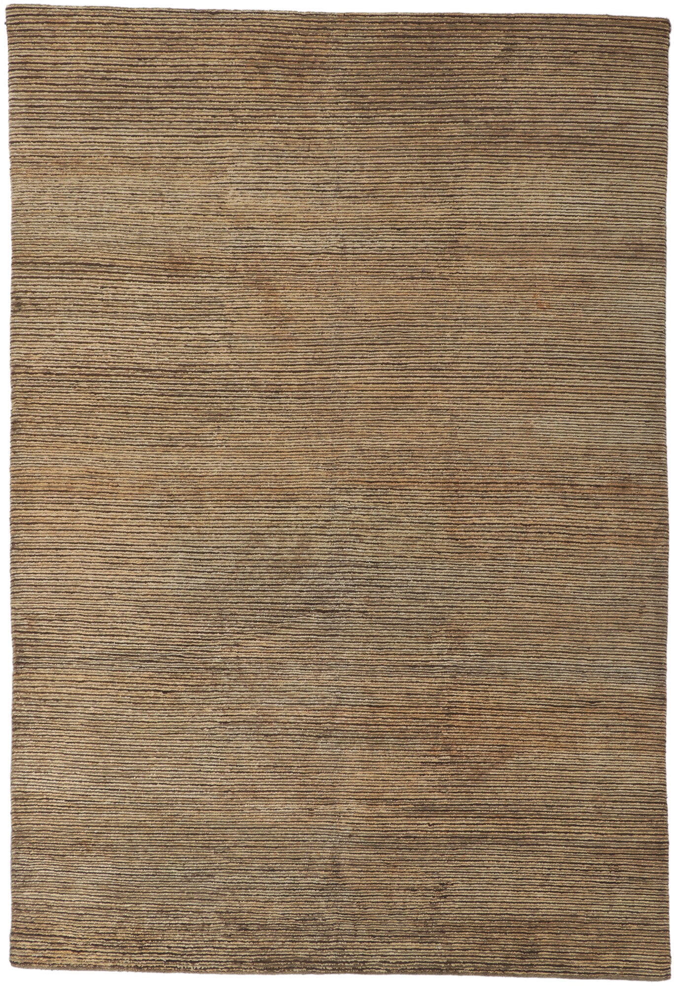 7 x 10 Vintage Indian Striped Area Rug 78204