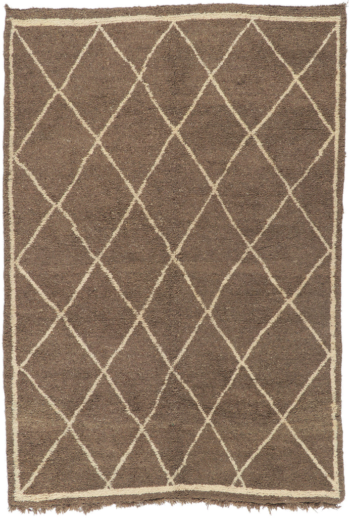 7 x 10 Vintage Moroccan Beni Ourain Rug 78368