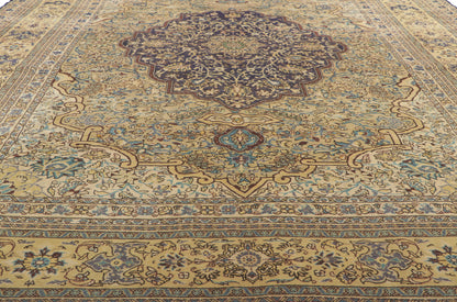 7 x 10 Vintage Persian Qum Rug 61164