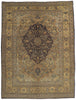7 x 10 Vintage Persian Qum Rug 61164
