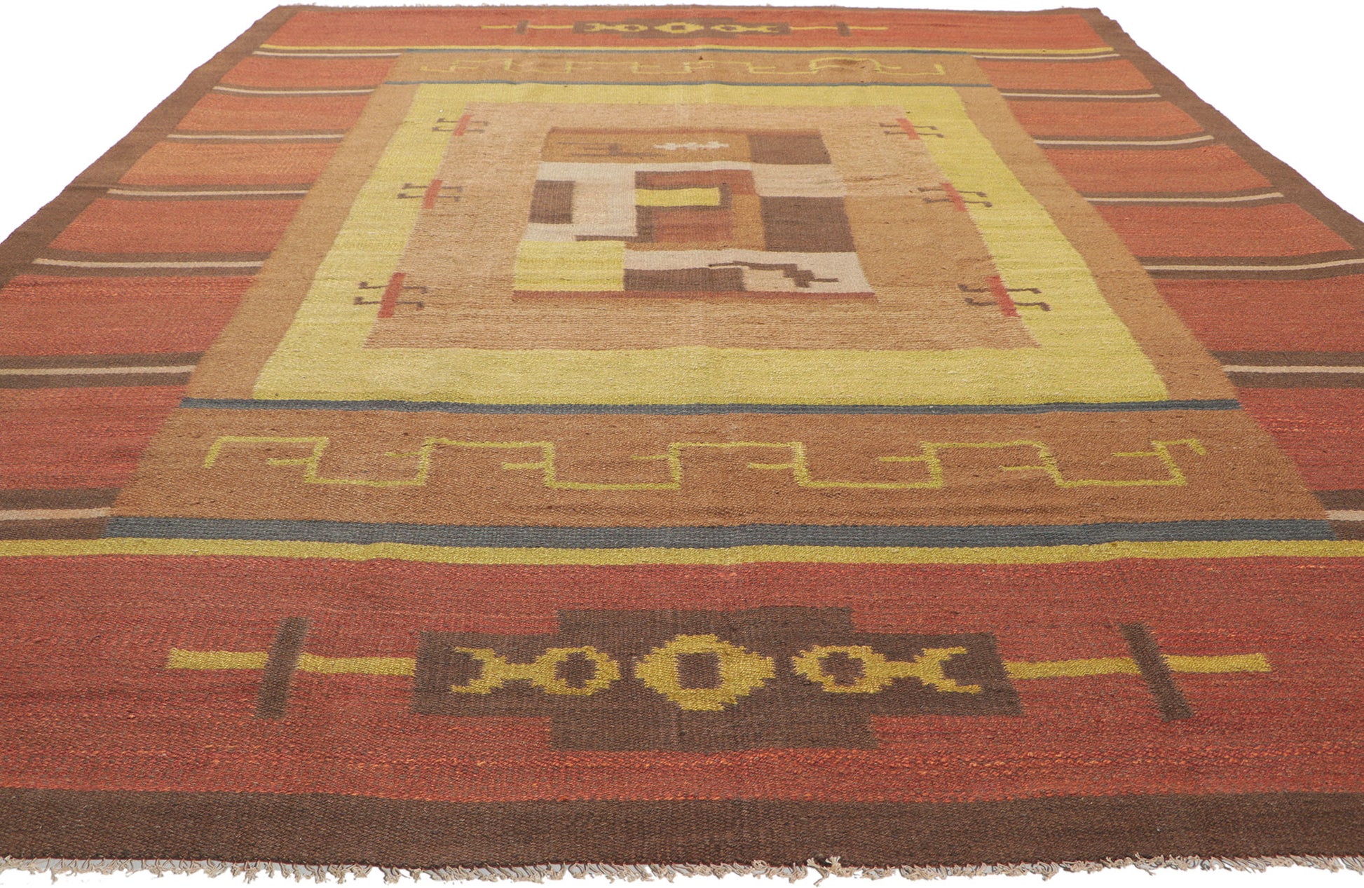 7 x 10 Impi Sotavalta Finnish Flatweave Rug 78467