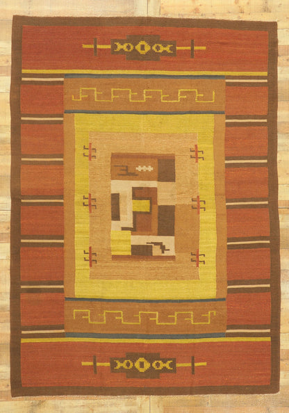 7 x 10 Impi Sotavalta Finnish Flatweave Rug 78467