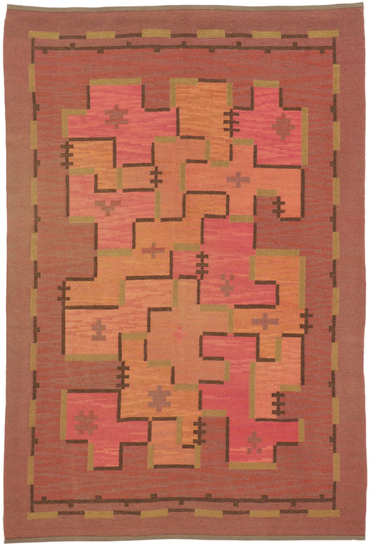 7 x 10 Impi Sotavalta Finnish Flatweave Rug 78476