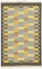 ​7 x 10 Ulla Parkdal Vintage Swedish Rollakan Rug 78475