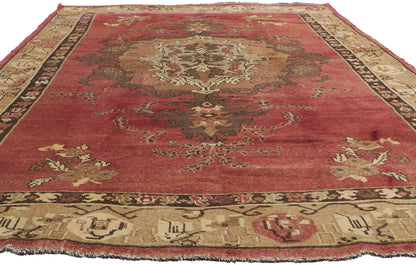 7 x 10 Vintage Turkish Oushak Rug 50500