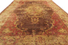 7 x 10 Vintage Turkish Oushak Rug 50561