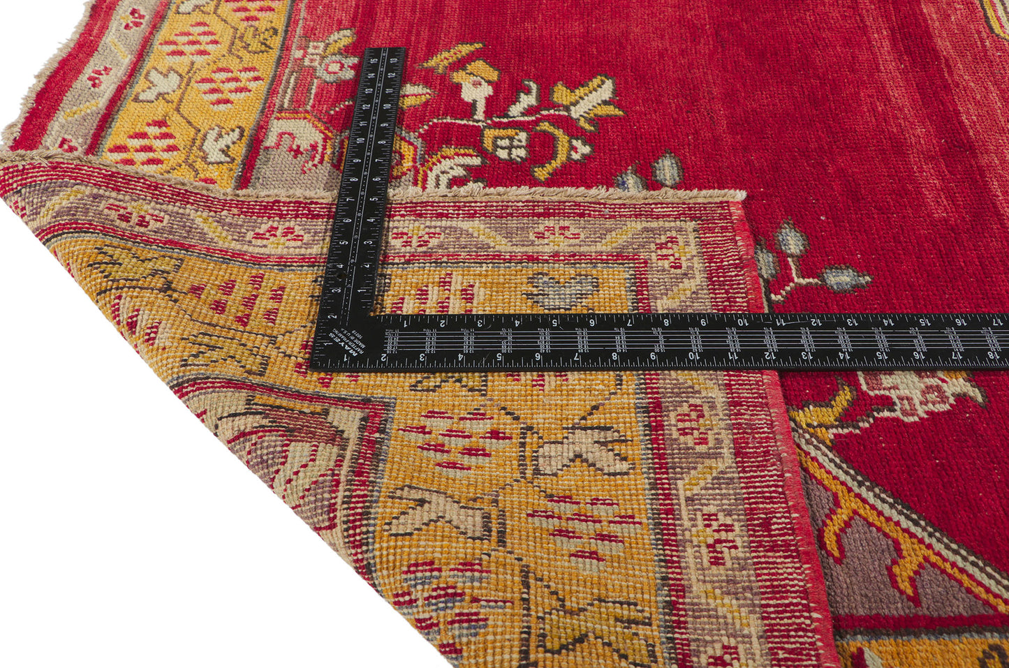 7 x 10 Vintage Turkish Oushak Rug 73774