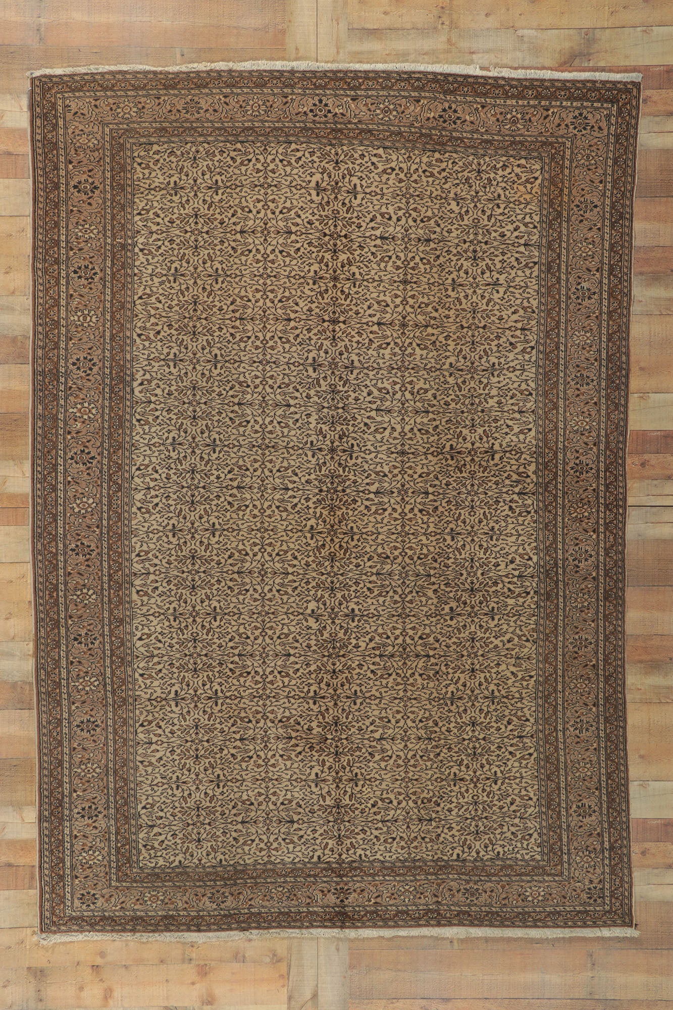 7 x 10 Vintage Turkish Sivas Rug 72682