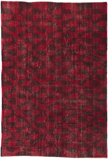 7 x 10 Zeki Muren Vintage Turkish Sivas Rug 51580