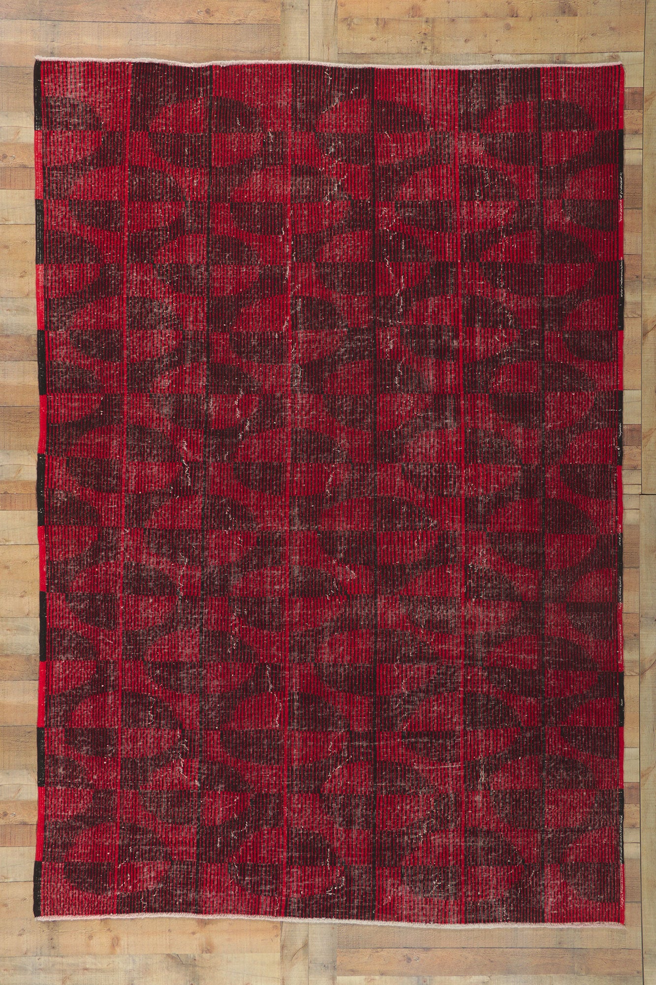 7 x 10 Zeki Muren Vintage Turkish Sivas Rug 51580