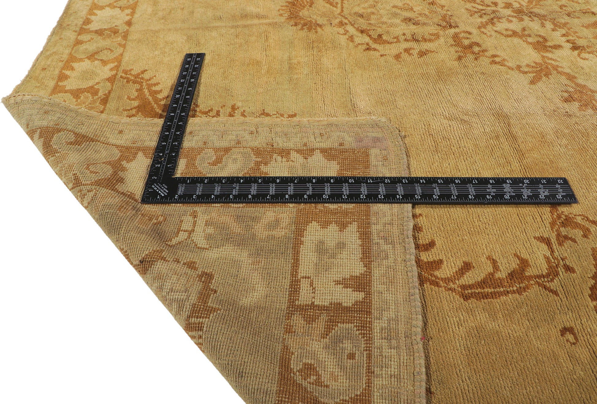 7 x 11 Antique Turkish Oushak Rug 50448