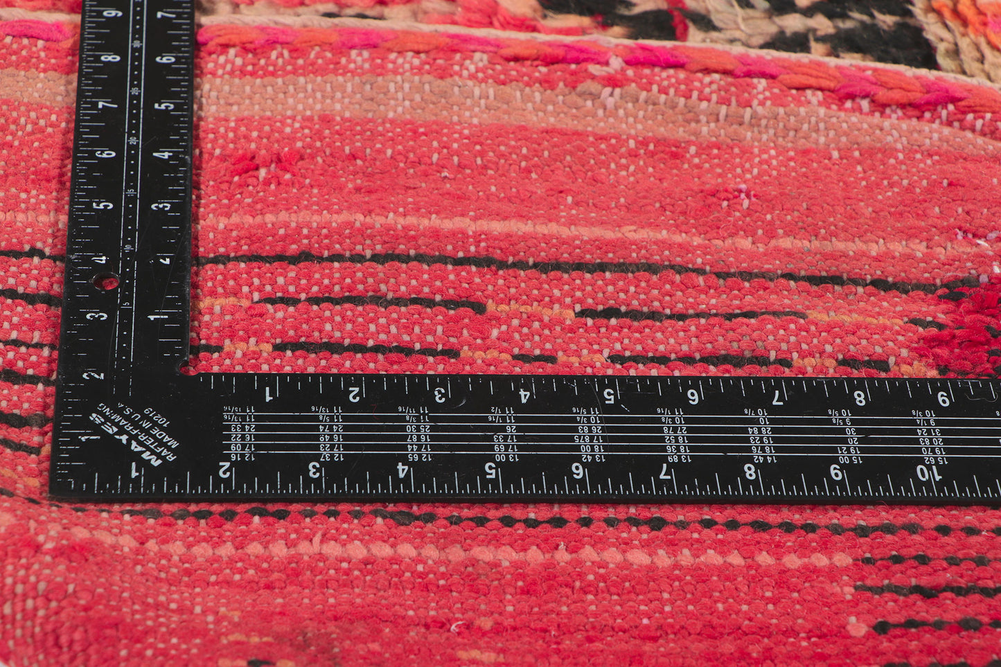 7 x 11 Vintage Red Moroccan Rug 78364