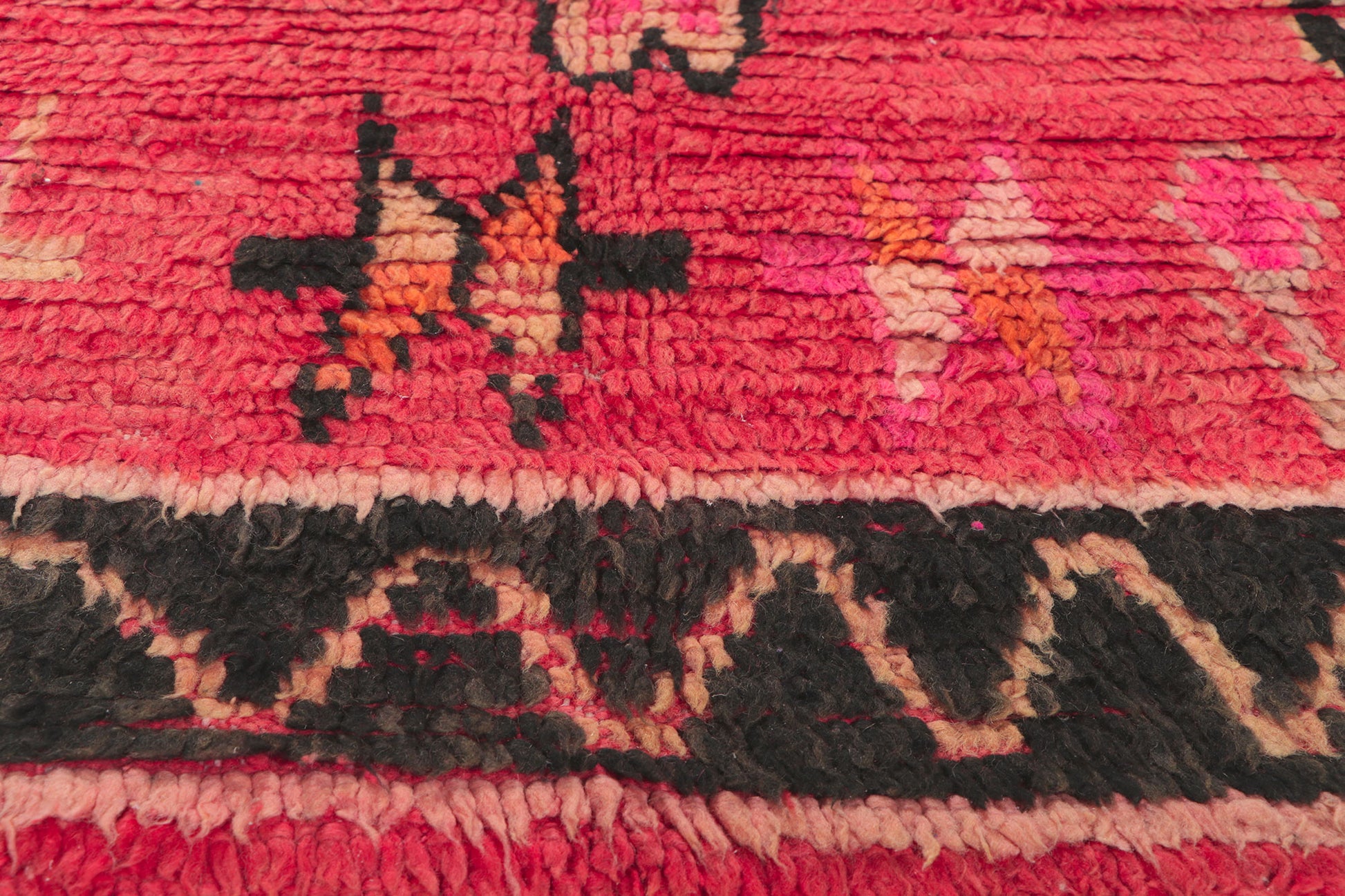 7 x 11 Vintage Red Moroccan Rug 78364