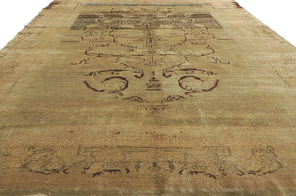 7 x 11 Vintage Turkish Oushak Rug 51454