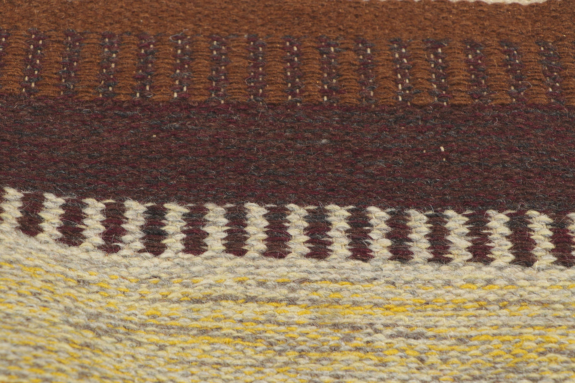7 x 11 Eva-Lisa Nordin Vintage Swedish Rollakan Rug 78487
