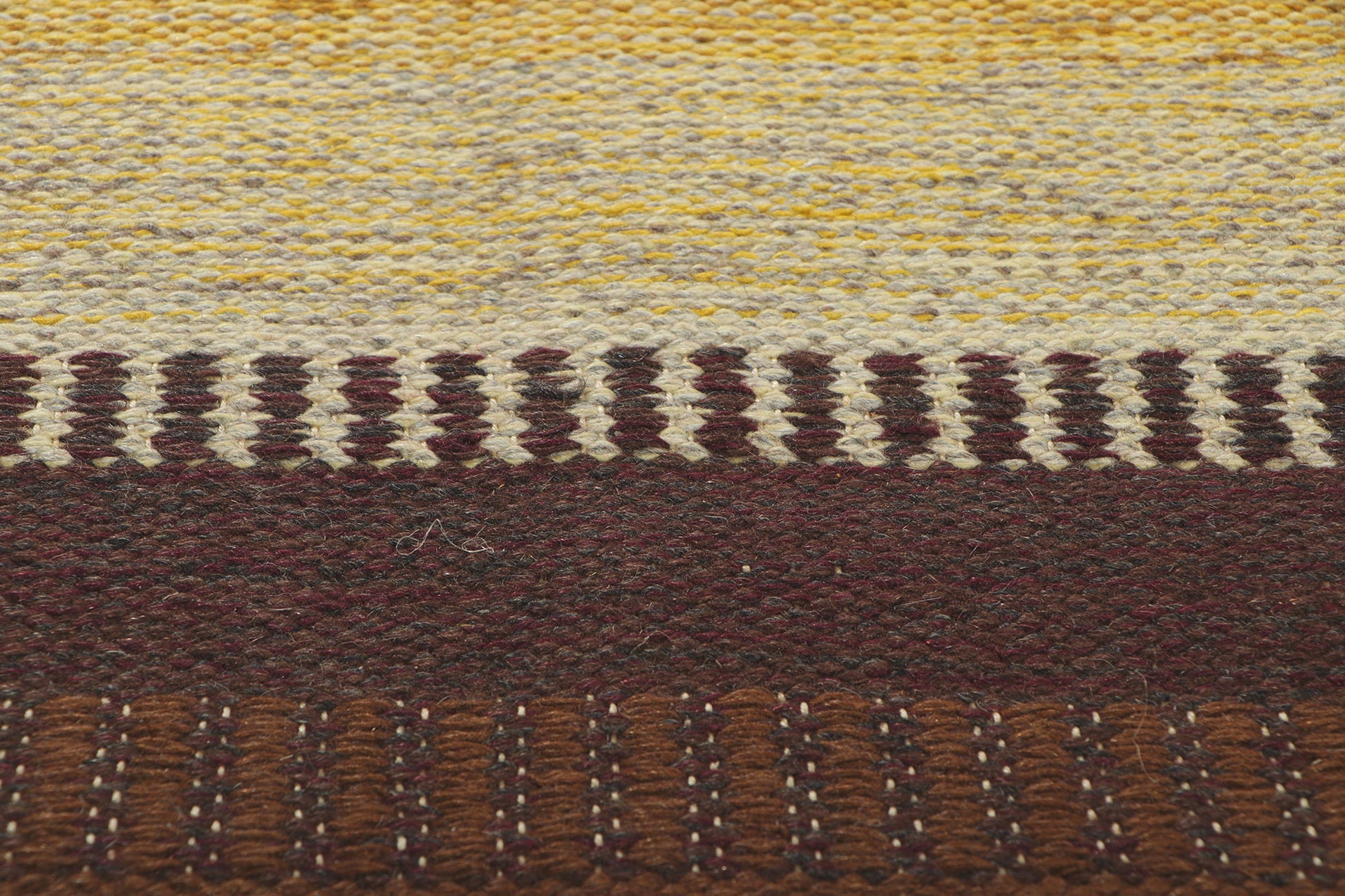 7 x 11 Eva-Lisa Nordin Vintage Swedish Rollakan Rug 78487