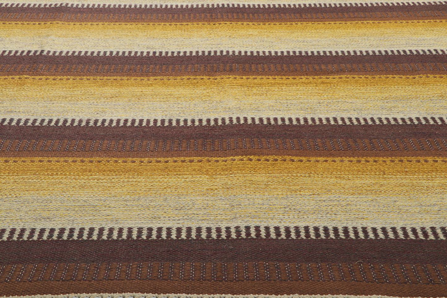 7 x 11 Eva-Lisa Nordin Vintage Swedish Rollakan Rug 78487