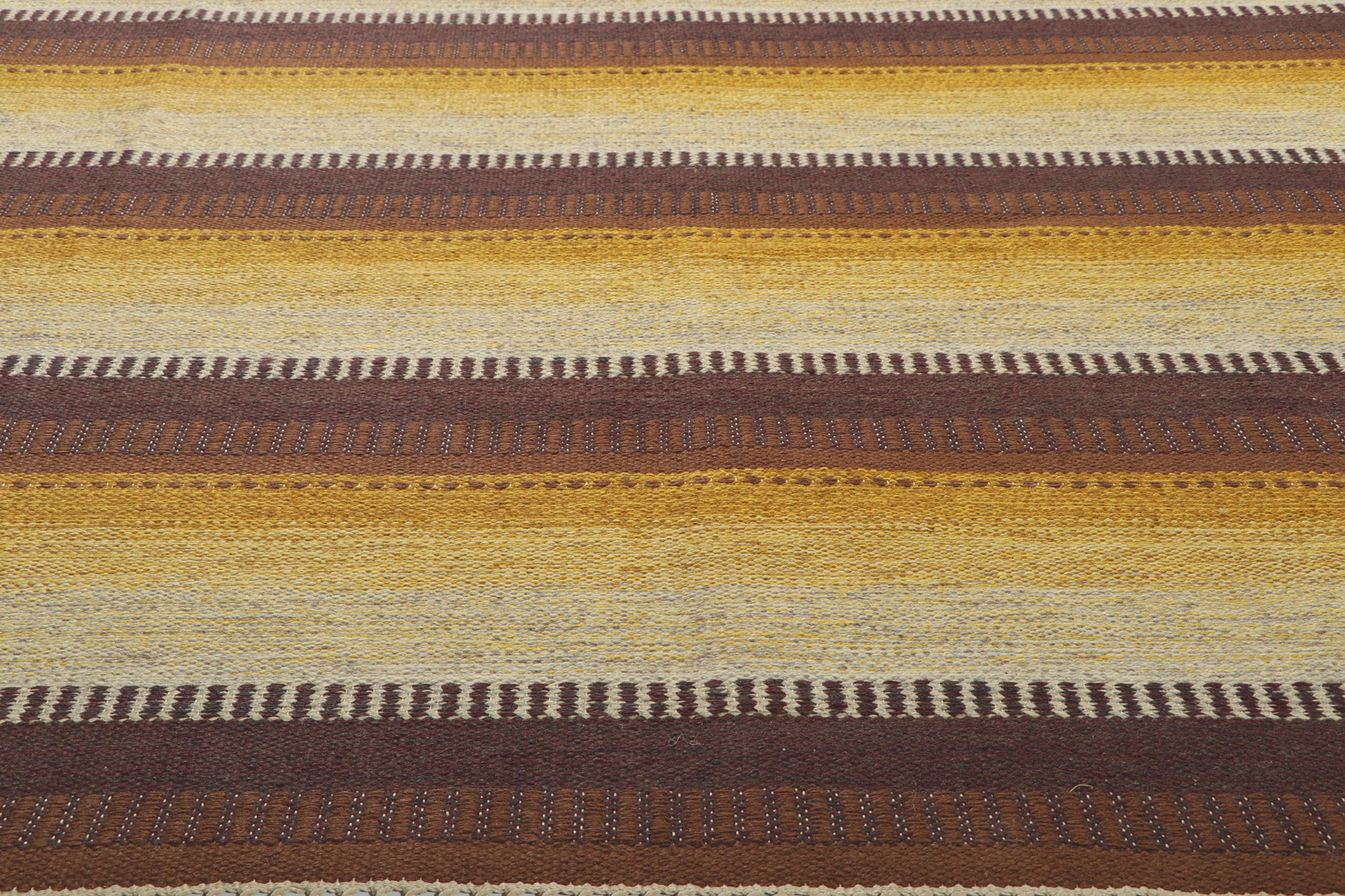 7 x 11 Eva-Lisa Nordin Vintage Swedish Rollakan Rug 78487