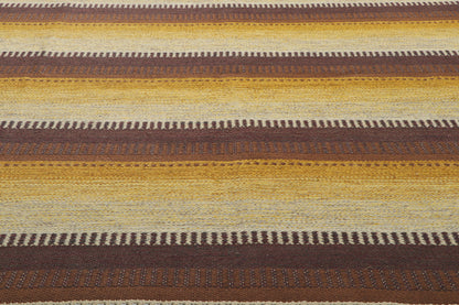 7 x 11 Eva-Lisa Nordin Vintage Swedish Rollakan Rug 78487