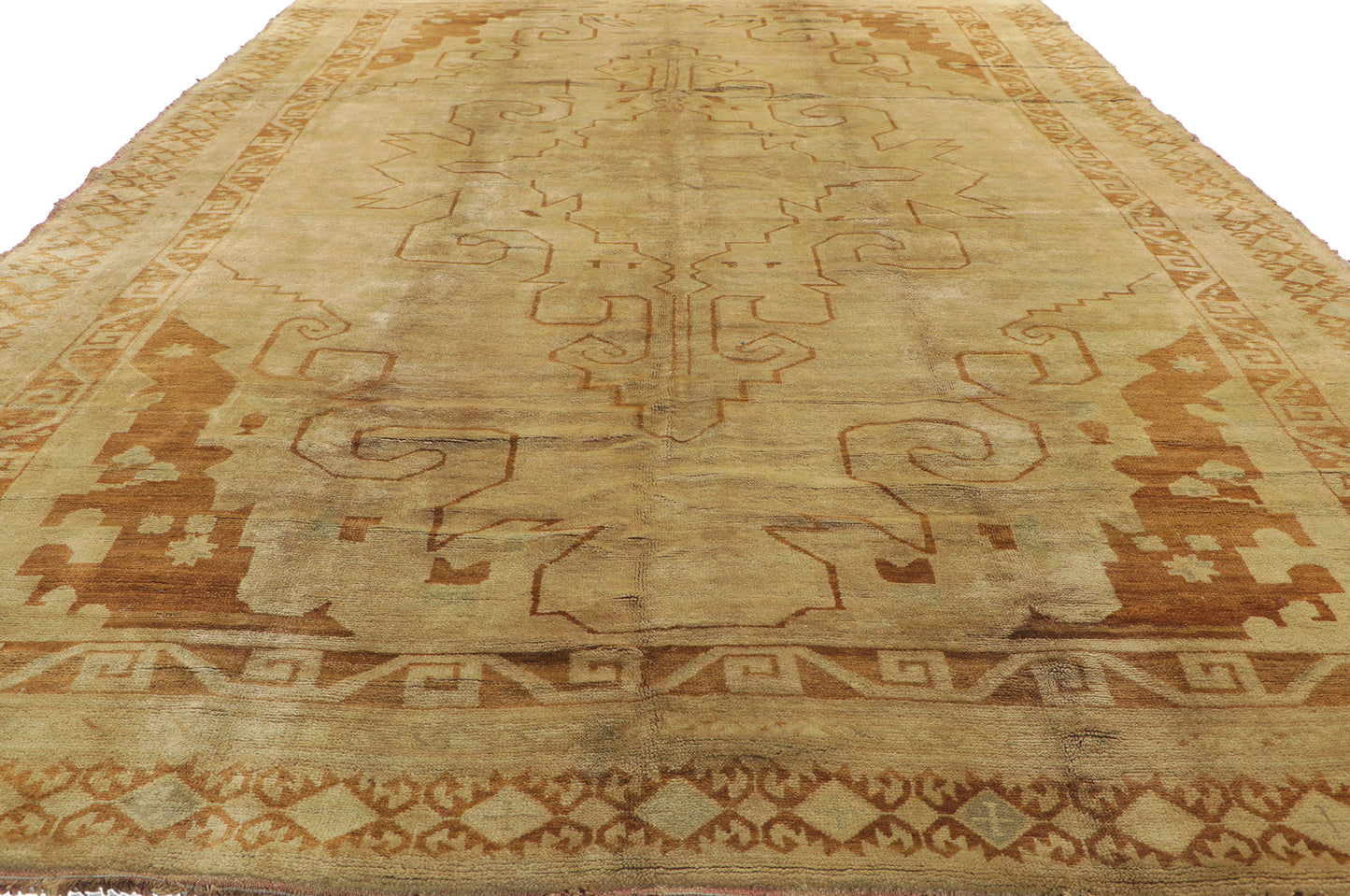 7 x 11 Vintage Turkish Kars Rug 50440