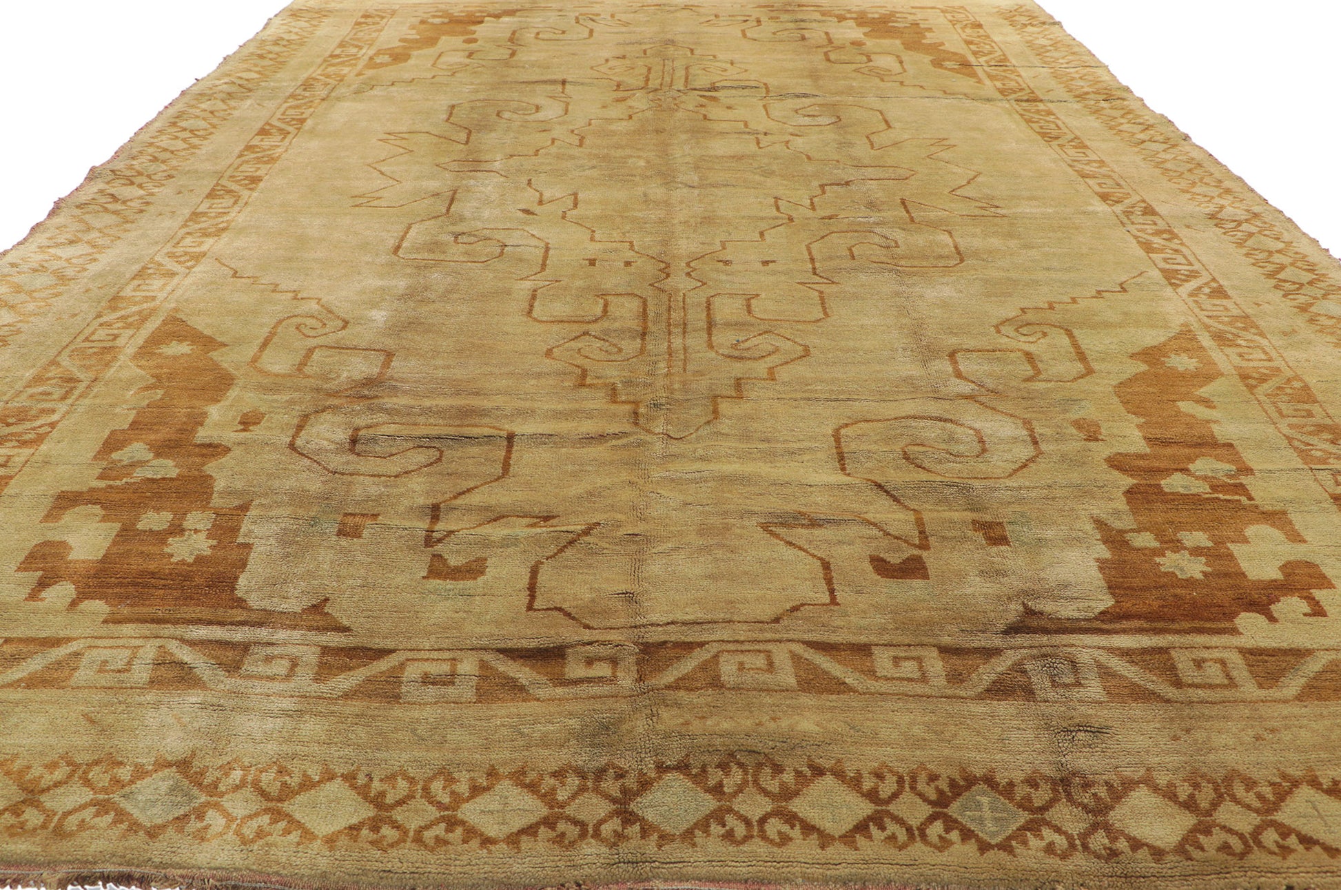 7 x 11 Vintage Turkish Kars Rug 50440