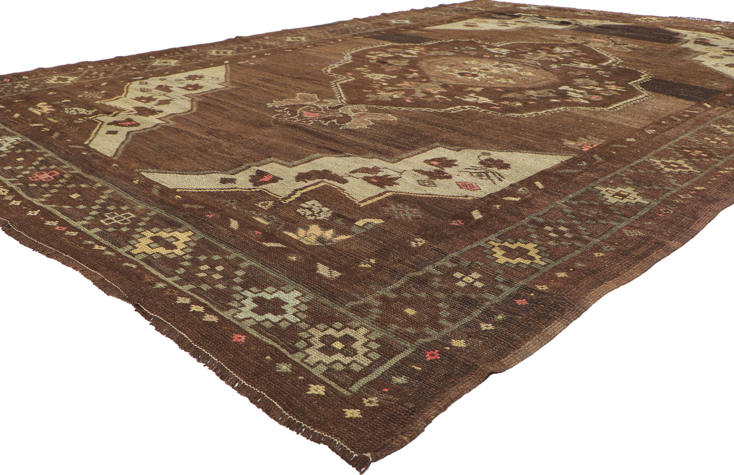 7 x 11 Vintage Turkish Kars Rug 50748