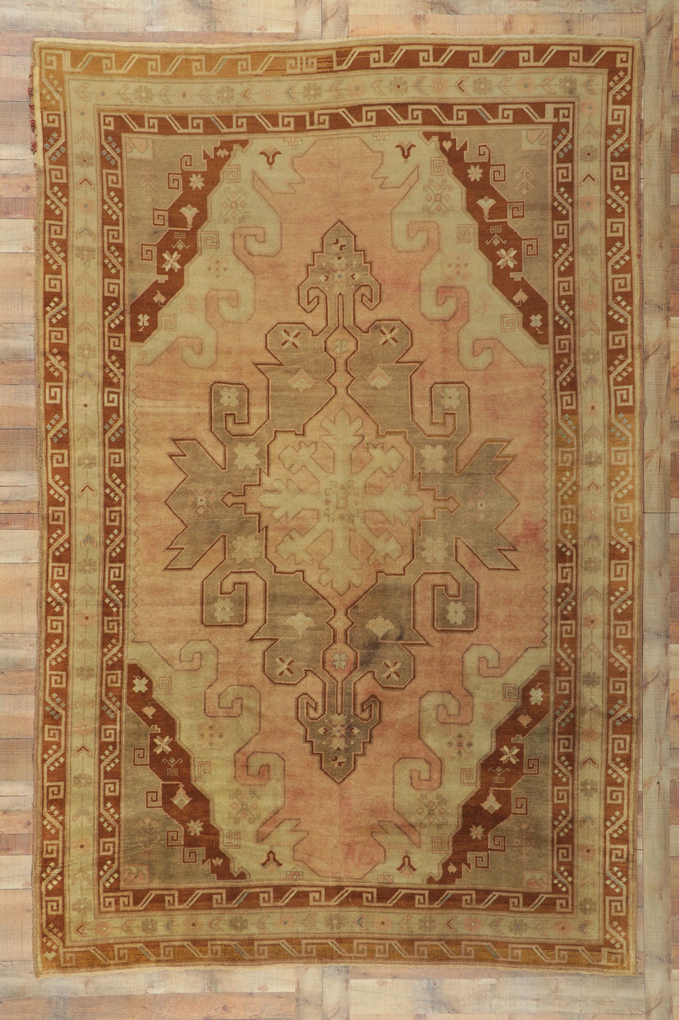 7 x 11 Vintage Turkish Kars Rug 73763