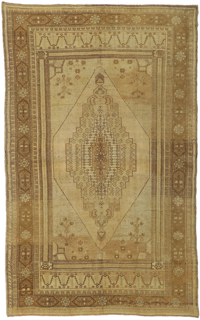 7 x 11 Vintage Turkish Oushak Rug 50503