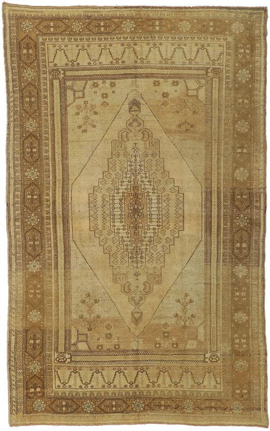 7 x 11 Vintage Turkish Oushak Rug 50503