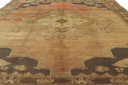 7 x 11 Vintage Turkish Oushak Rug 50506