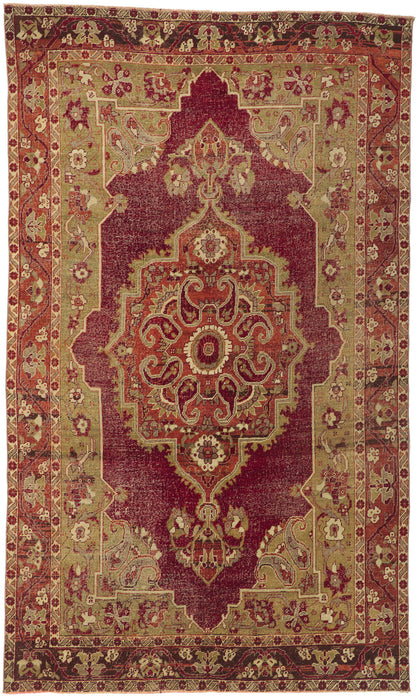 7 x 11 Vintage Turkish Sivas Rug 52037