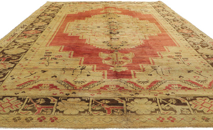 7 x 12 Vintage Turkish Oushak Rug 50418