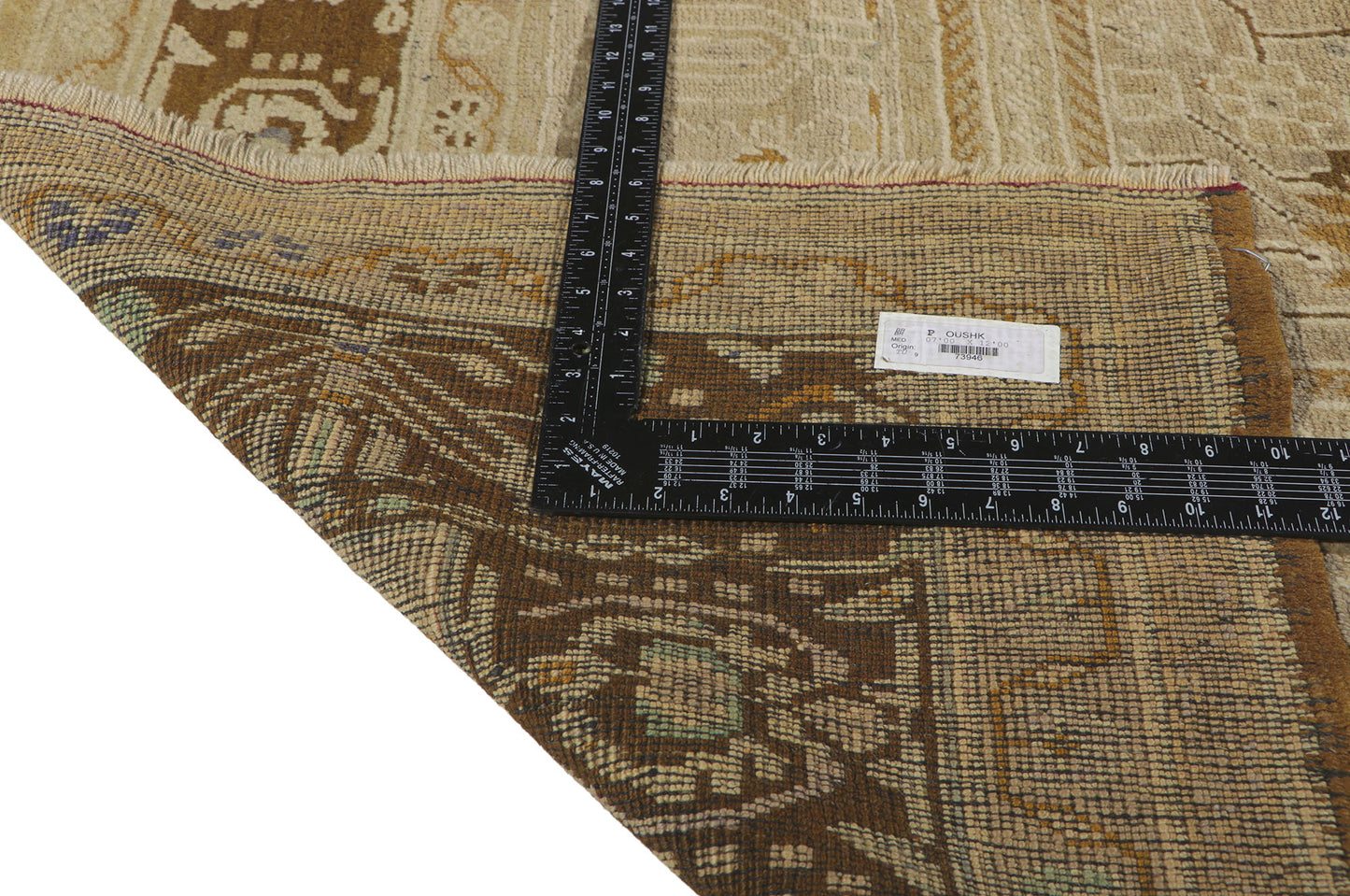 7 x 12 Vintage Turkish Oushak Rug 73946