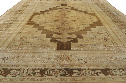 7 x 12 Vintage Turkish Oushak Rug 73946