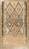 7 x 13 Vintage Moroccan Beni Ourain Rug 78365