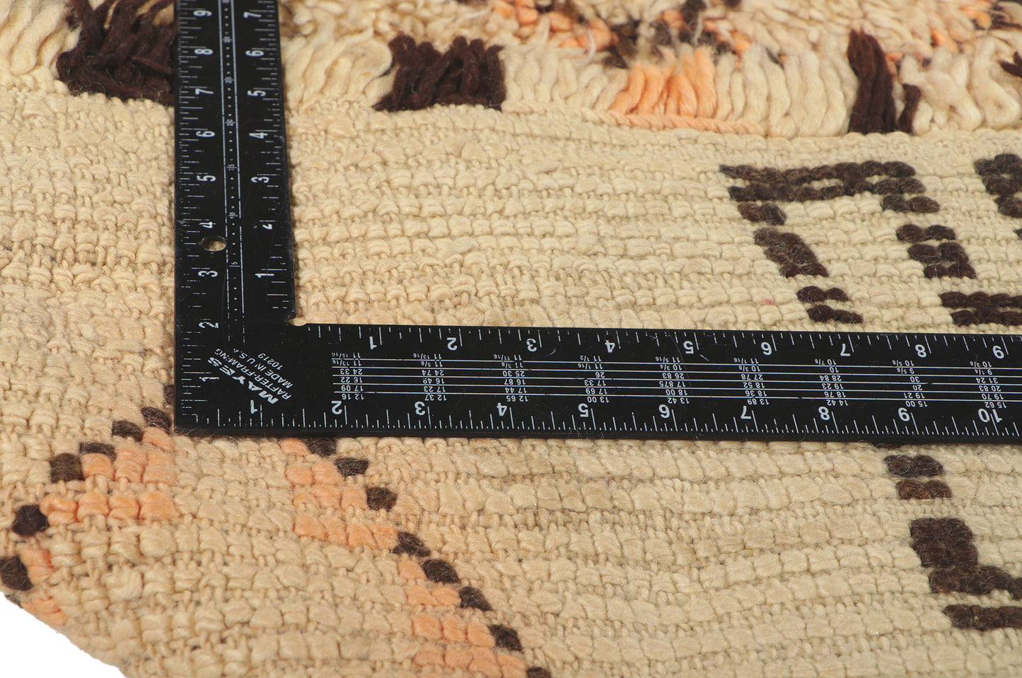 7 x 13 Vintage Moroccan Beni Ourain Rug 78365