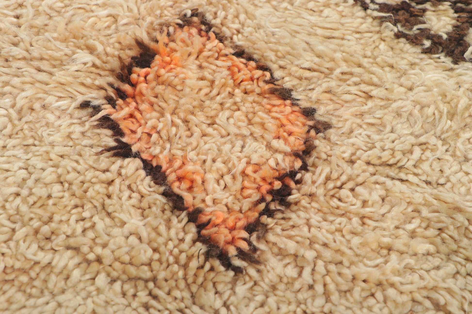 7 x 13 Vintage Moroccan Beni Ourain Rug 78365