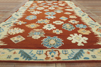 7 x 28 Contemporary Oushak Rug 30916