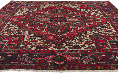 7 x 8 Vintage Persian Heriz Rug 61093