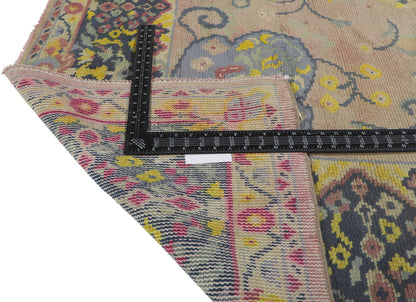 7 x 9 Vintage Turkish Oushak Rug 72323