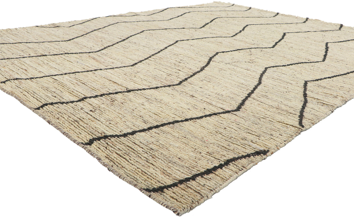 7 x 9 Earth-Tone Moroccan Rug 80820