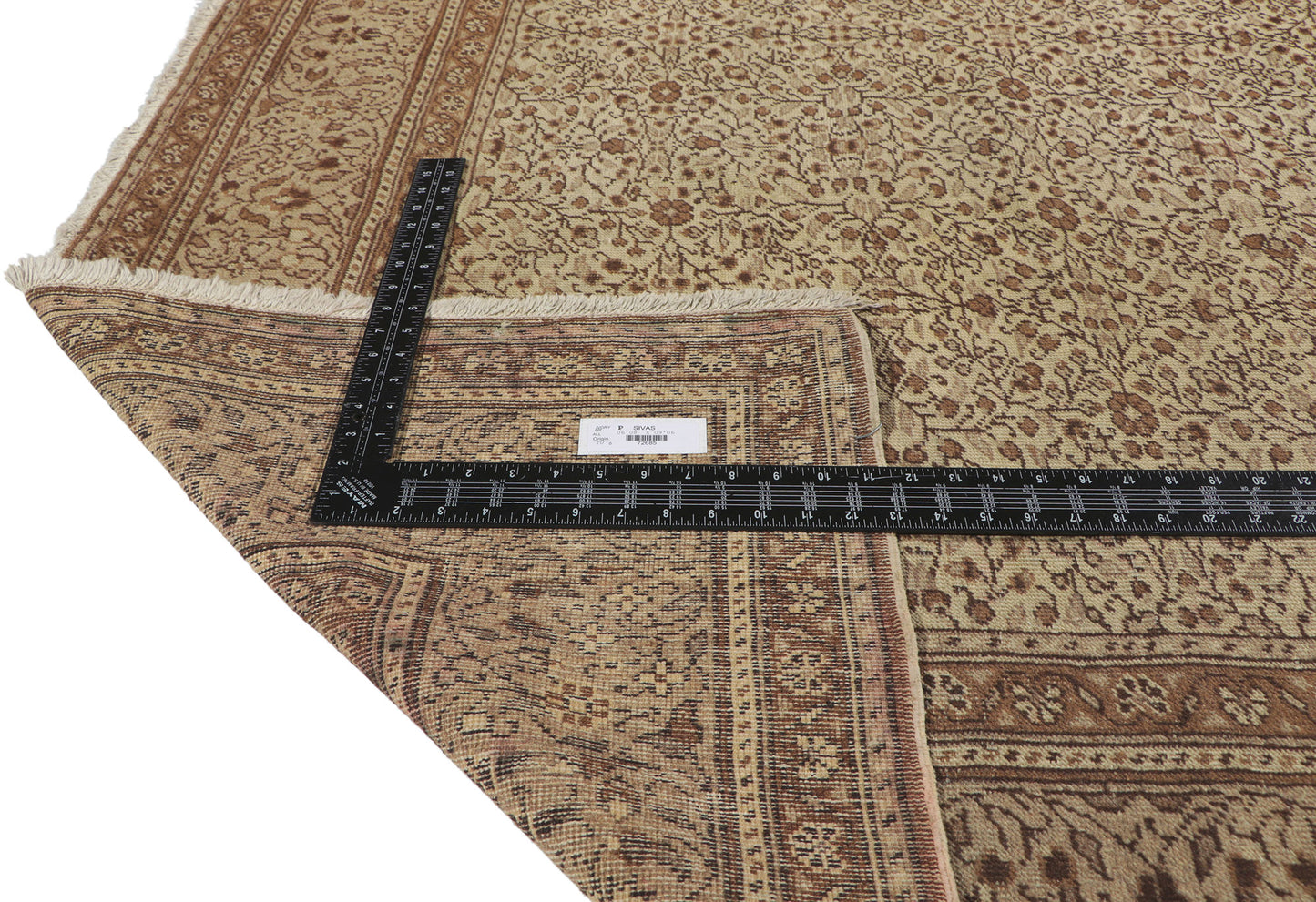 7 x 9 Vintage Turkish Sivas Rug 72685
