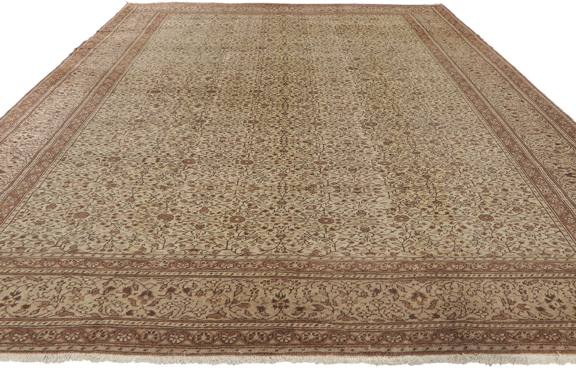 7 x 9 Vintage Turkish Sivas Rug 72685
