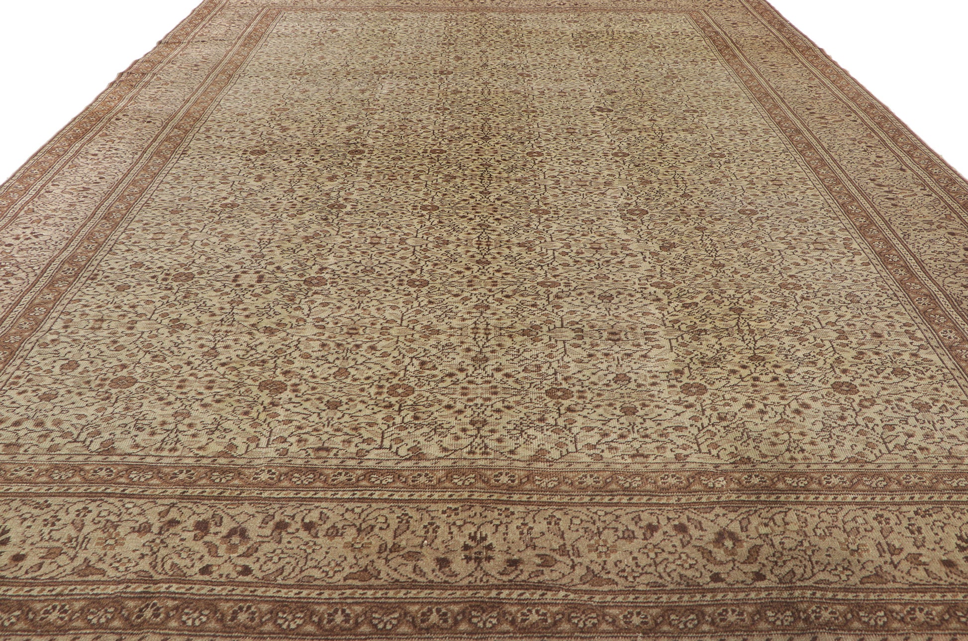 7 x 9 Vintage Turkish Sivas Rug 72685