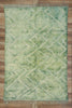 7 x 10 Modern Green Beni Mrirt Moroccan Rug 21183