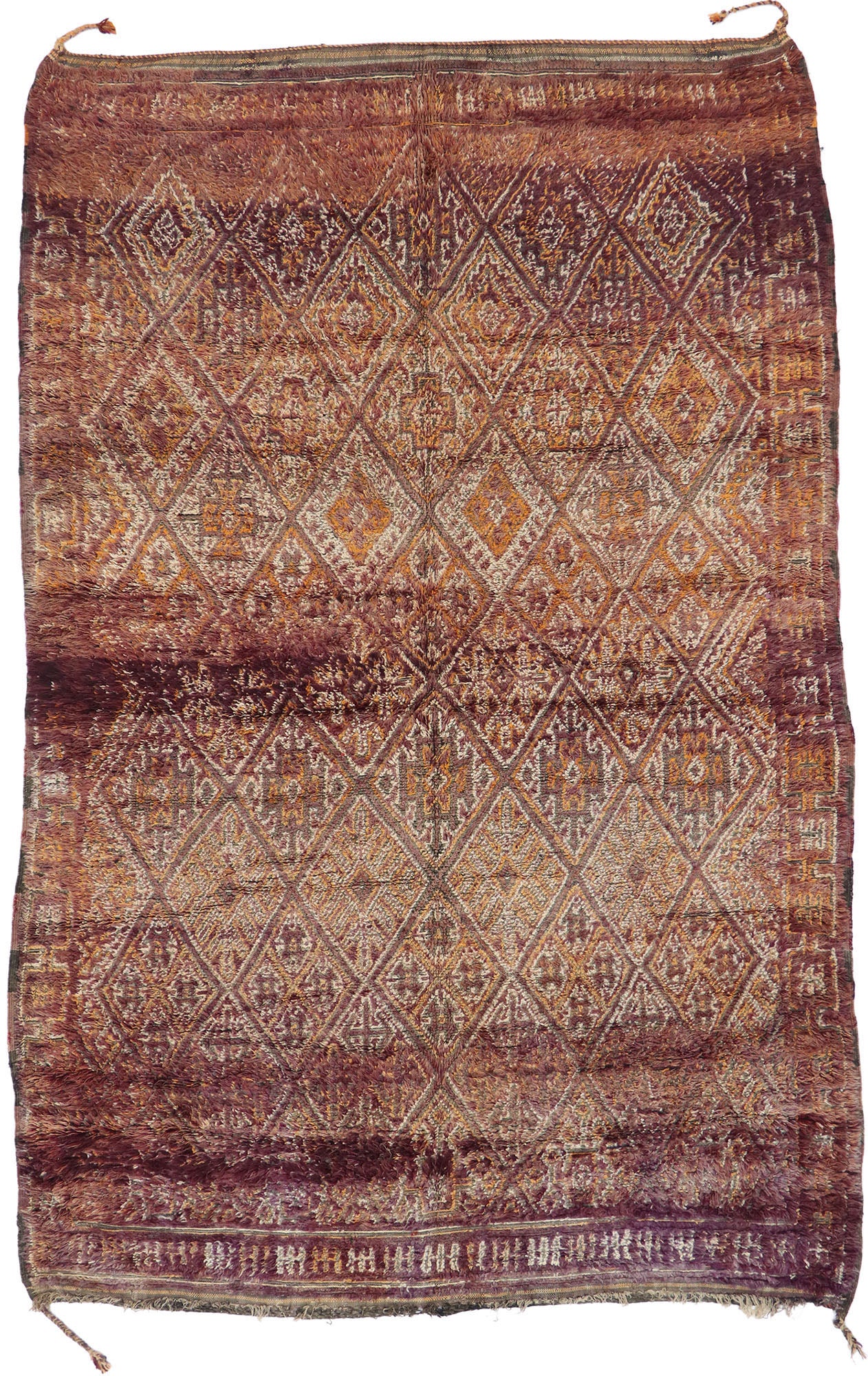 7 x 10 Vintage Beni MGuild Moroccan Rug 21242