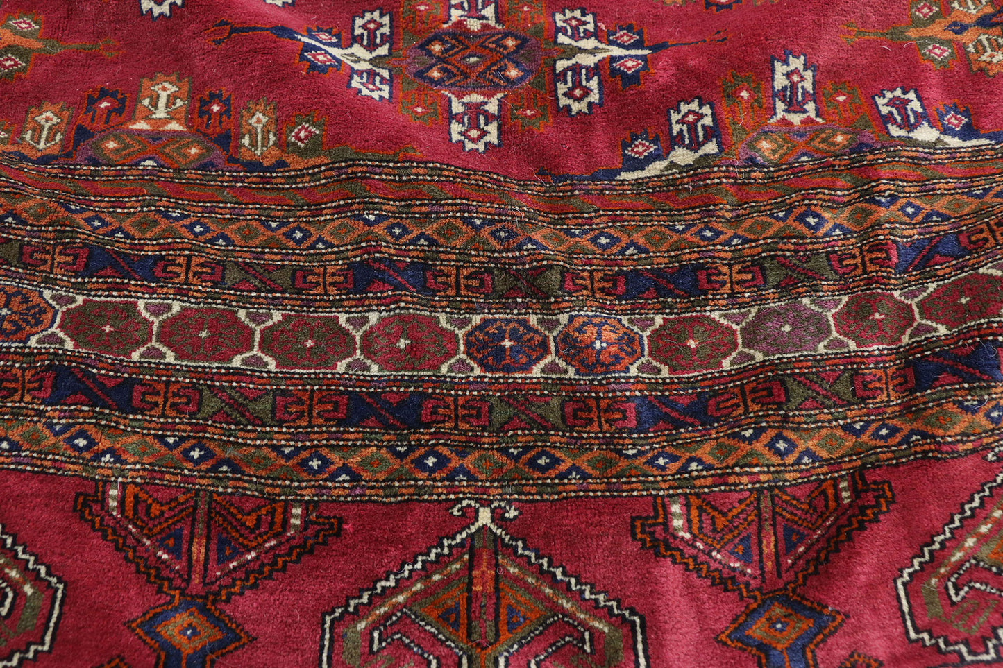 7 x 10 Vintage Persian Baluch Rug 20793