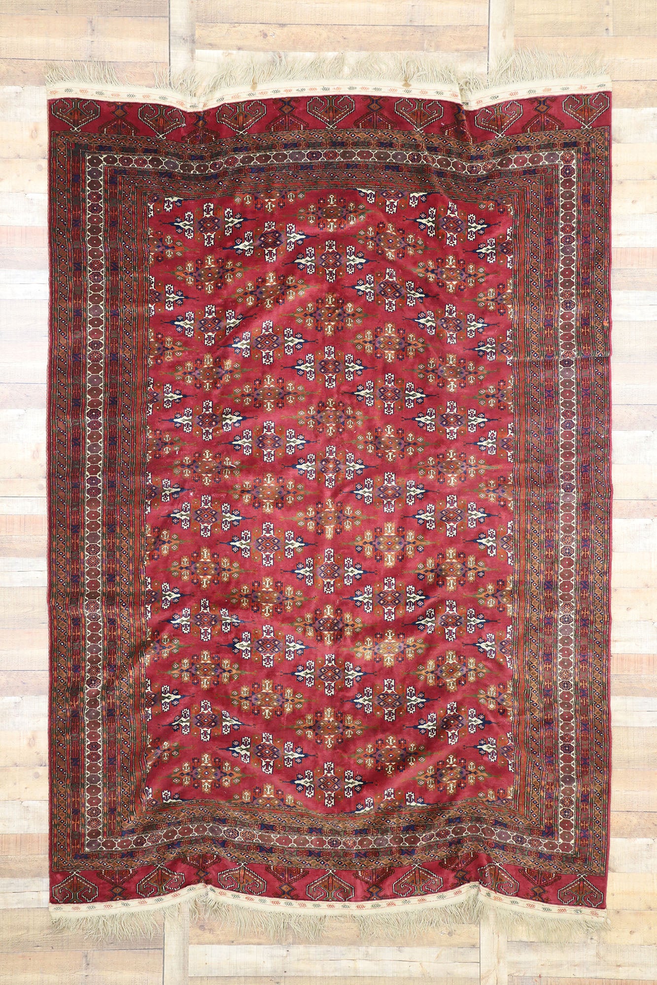 7 x 10 Vintage Persian Baluch Rug 20793