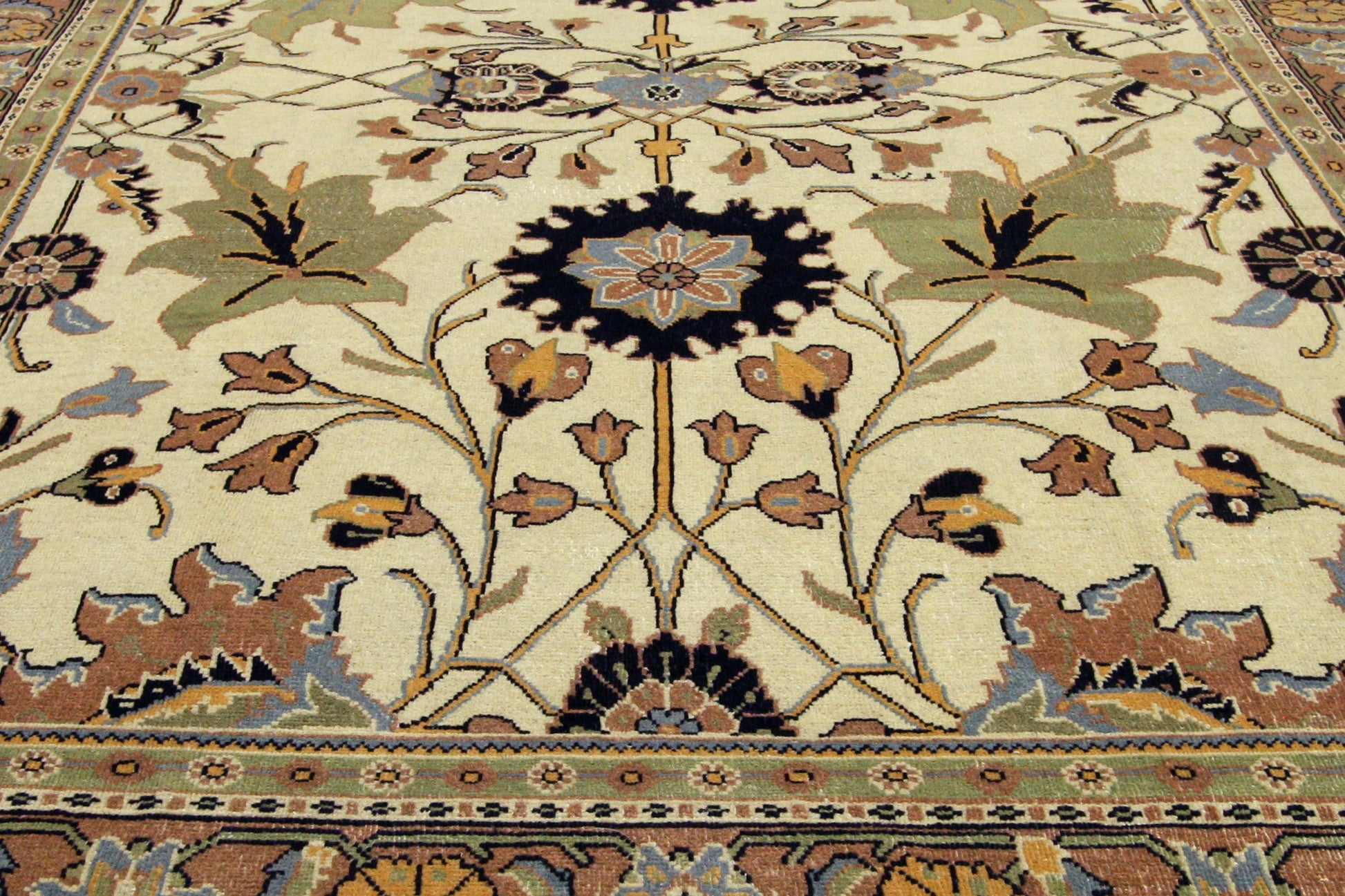 7 x 10 Vintage Persian Mahal Rug 75085