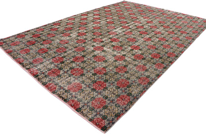 7 x 11 Vintage Turkish Sivas Rug 53365
